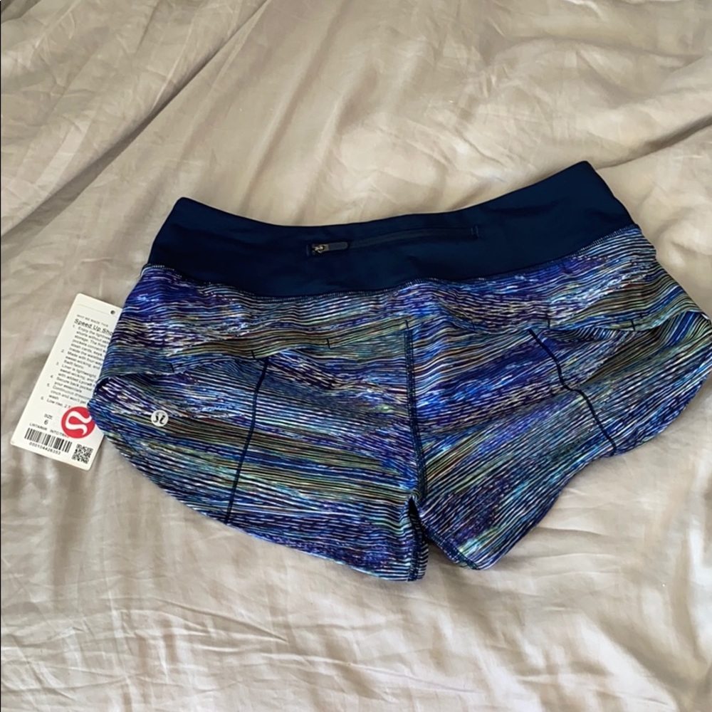 Lululemon brand new speed up shorts